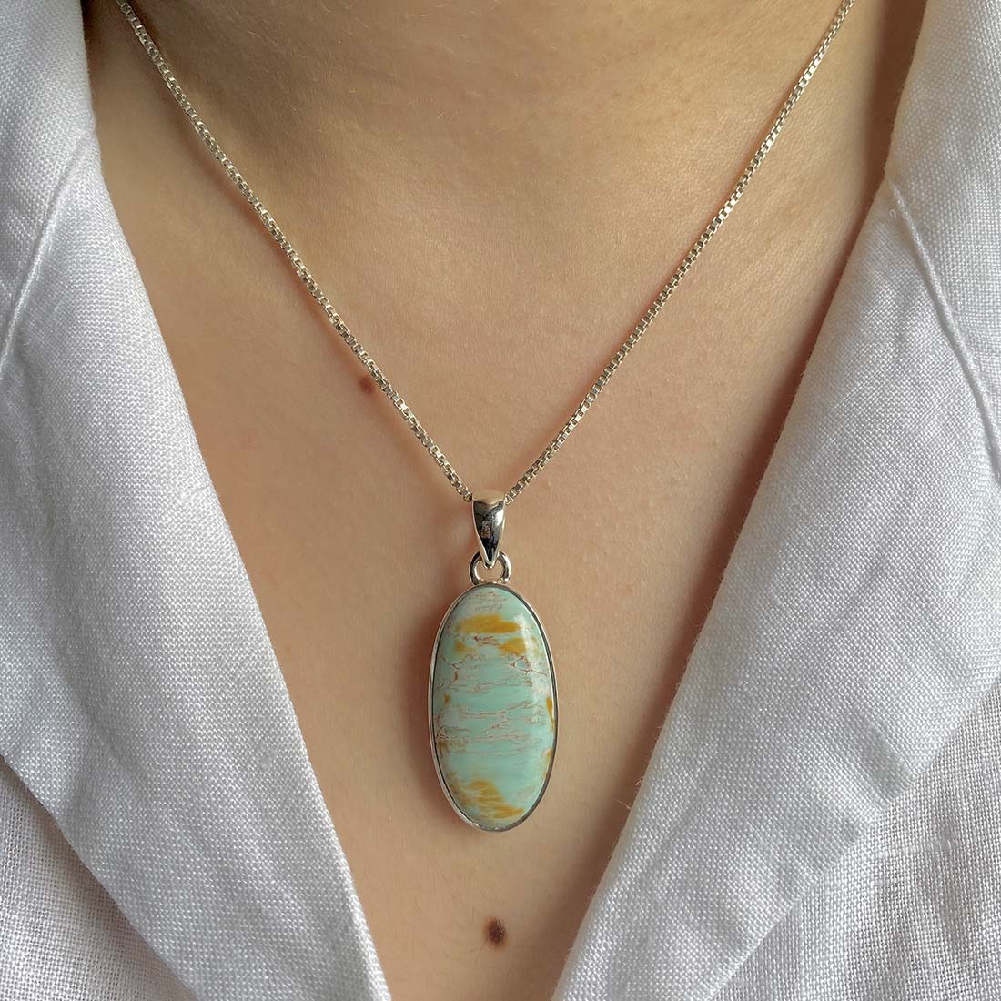 Variscite Pendant-(VRC-P-4.)