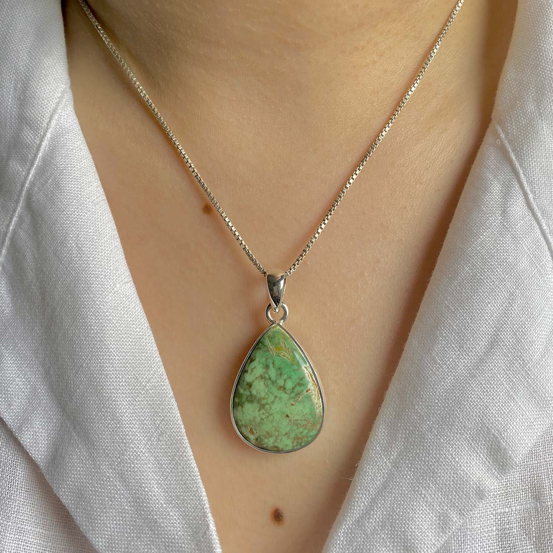 Variscite Pendant-(VRC-P-5.)