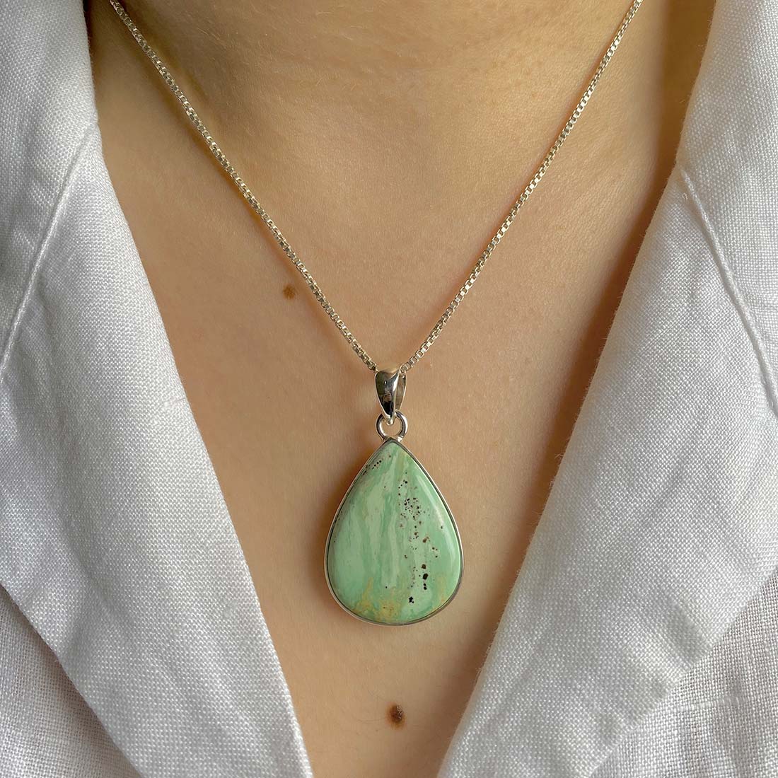 Variscite Pendant-(VRC-P-8.)