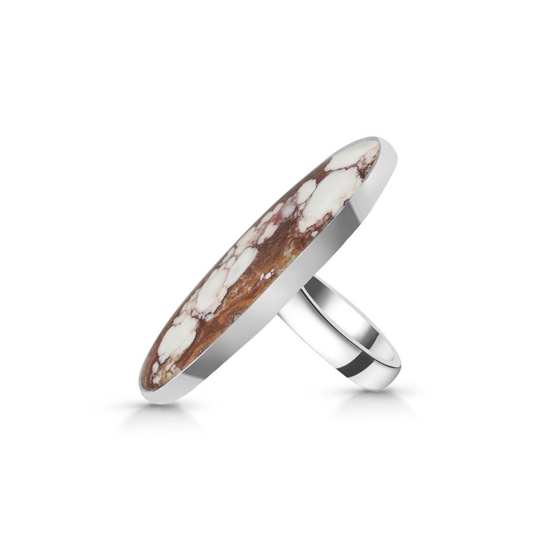 Wild Horse Jasper Adjustable Ring-(WOJ-R-61)