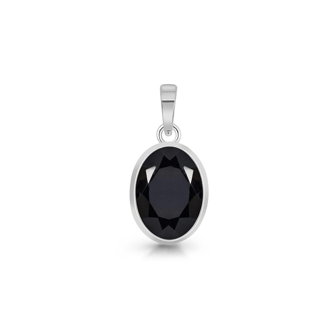 Black Tourmaline Pendant-(BLS-SP-458.)