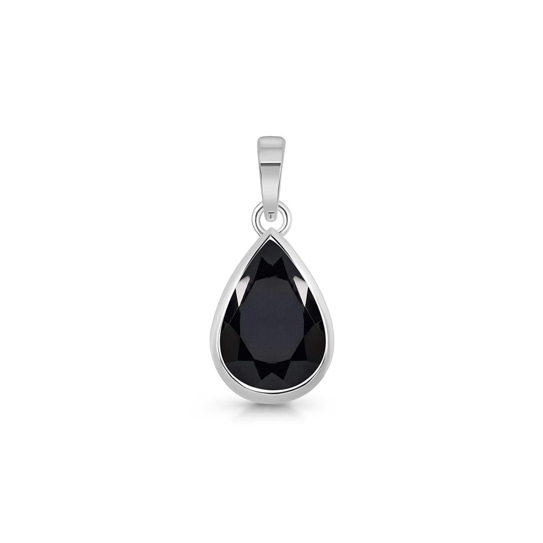 Black Tourmaline Pendant-(BLS-SP-463.)