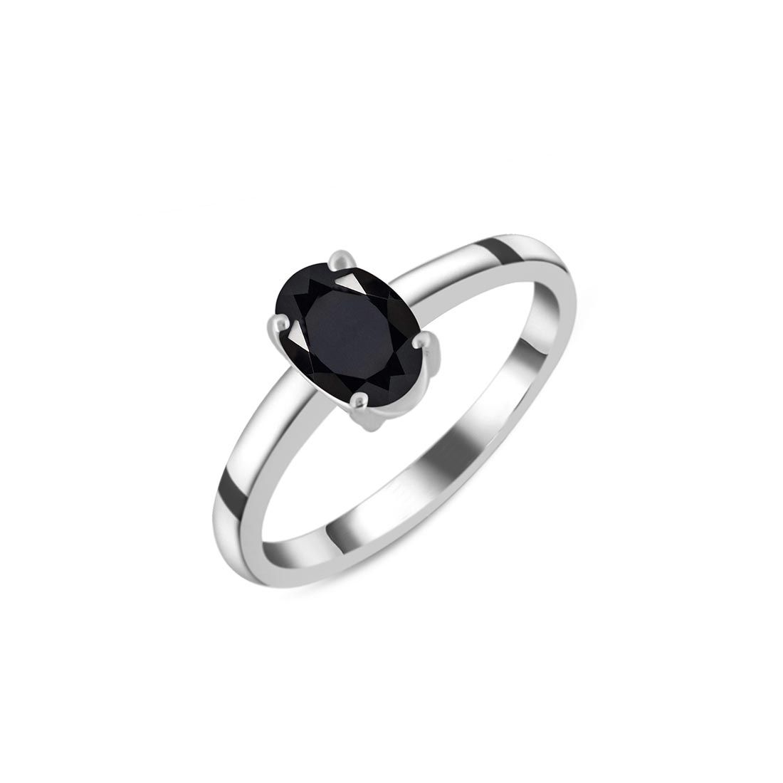 Black Tourmaline Ring-(BLS-SR-242.)