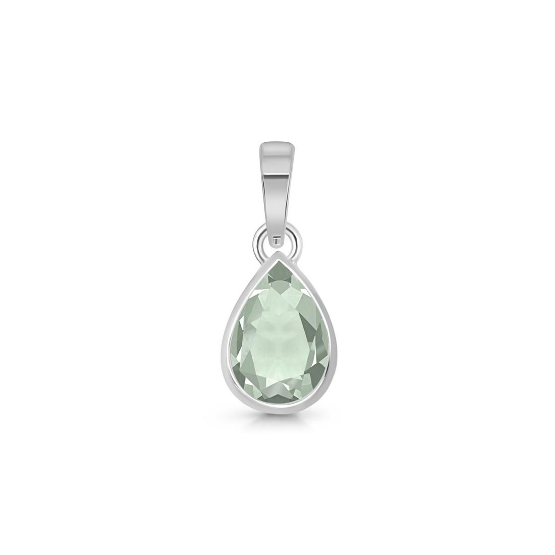 Green Amethyst Pendant-(GRA-SP-468.)