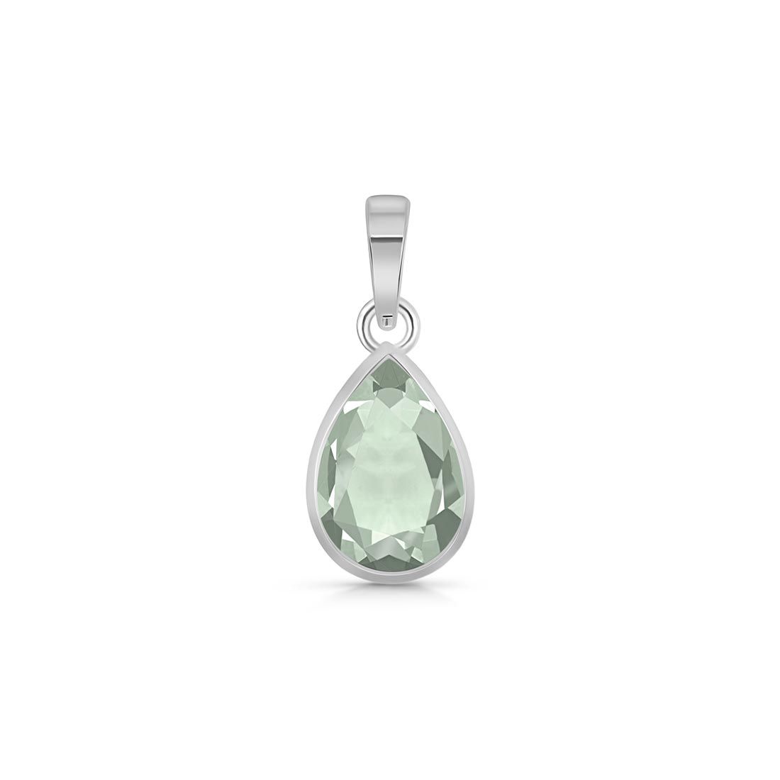 Green Amethyst Pendant-(GRA-SP-790.)