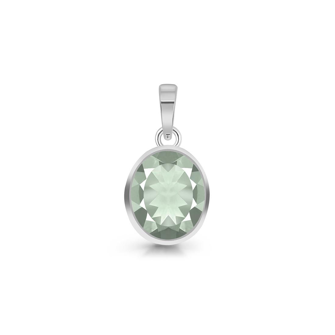 Green Amethyst Pendant-(GRA-SP-793.)