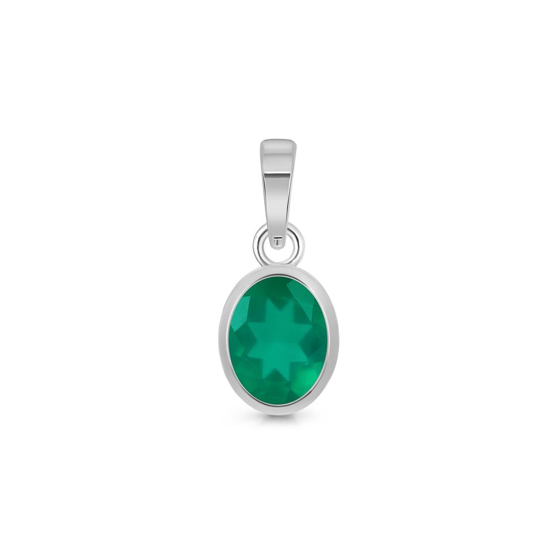 Green Onyx Pendant-(GRO-SP-380.)