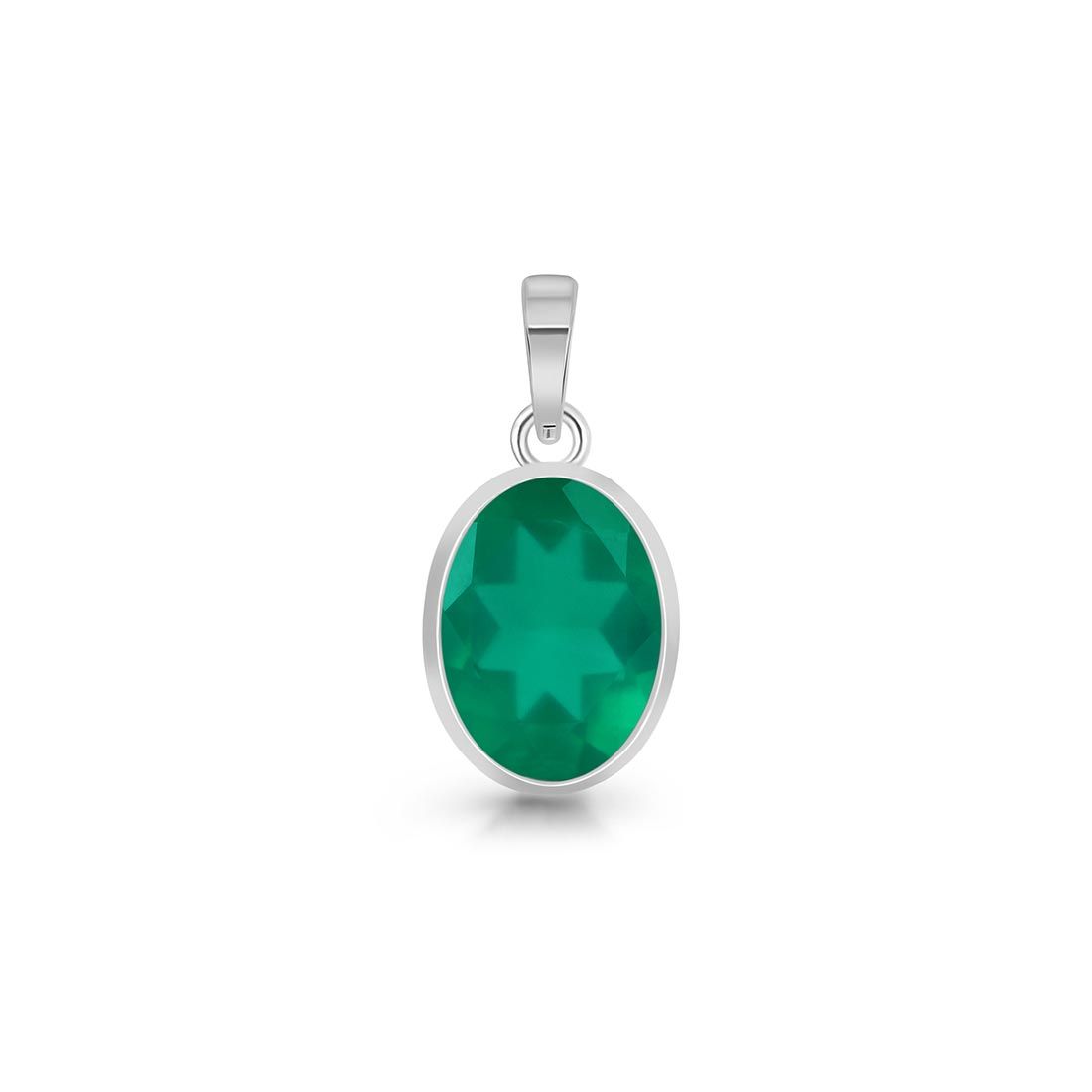 Green Onyx Pendant-(GRO-SP-458.)