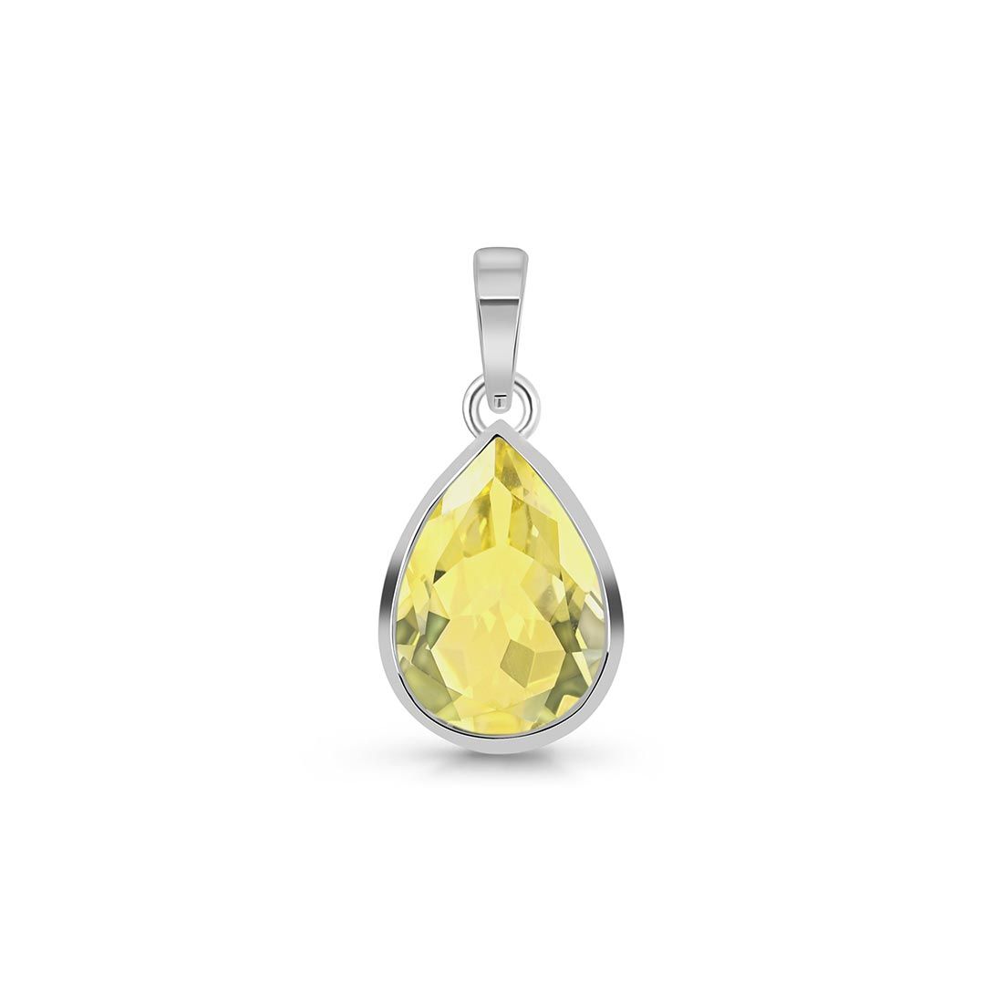 Lemon Quartz Pendant-(LEM-SP-454.)