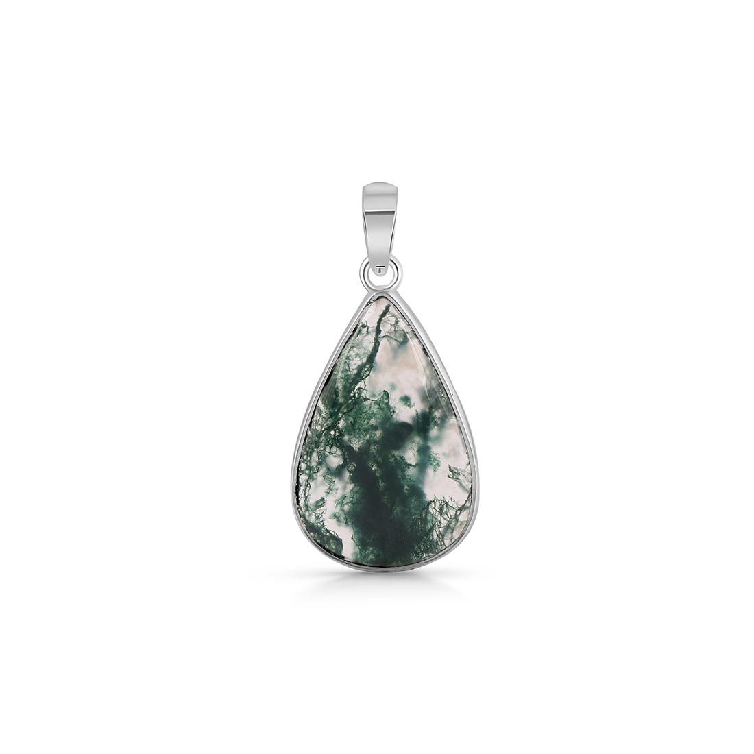 Moss Agate Pendant-(MOA-P-1.)