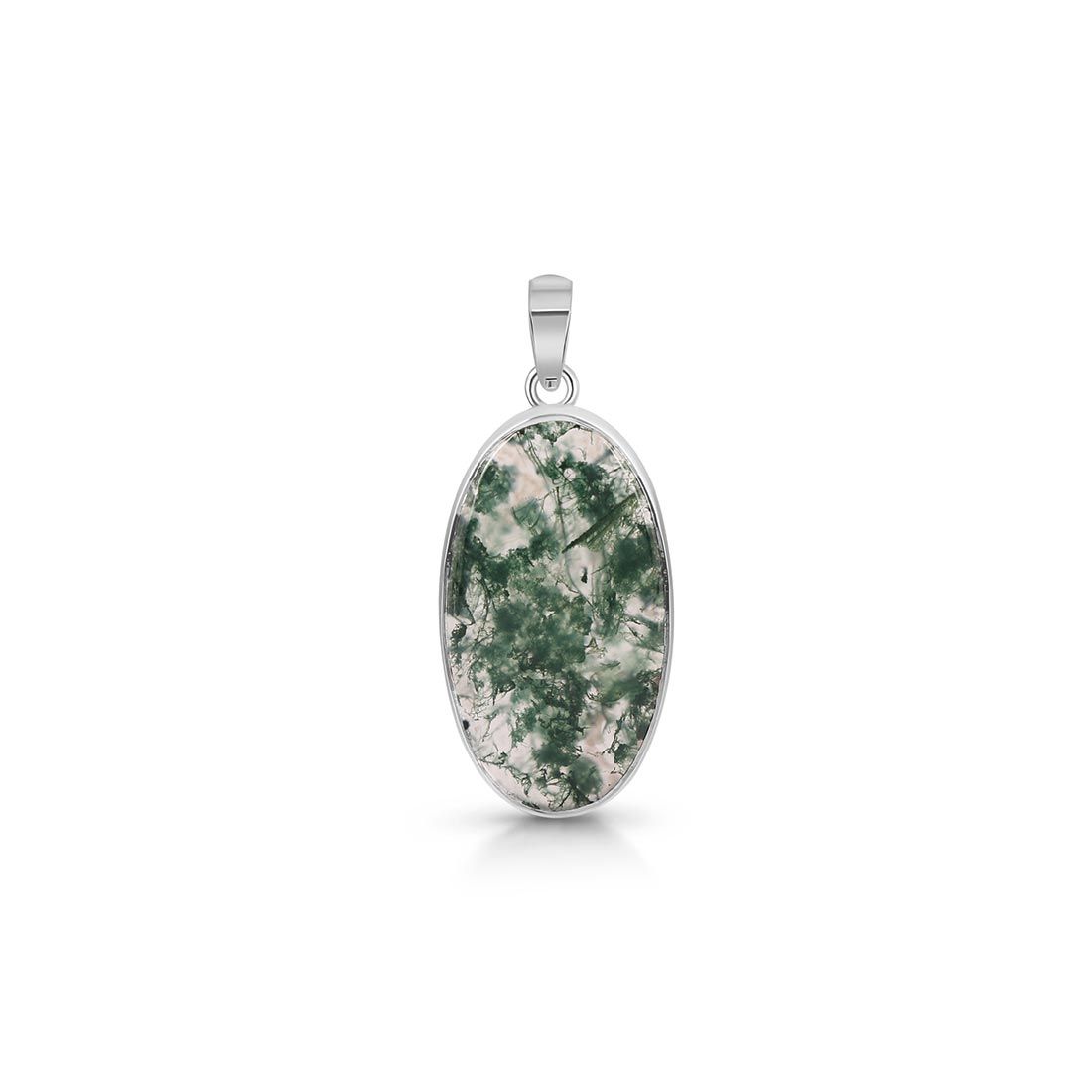 Moss Agate Pendant-(MOA-P-20.)