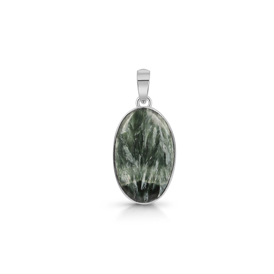 Seraphinite Pendant-(SER-P-15.)