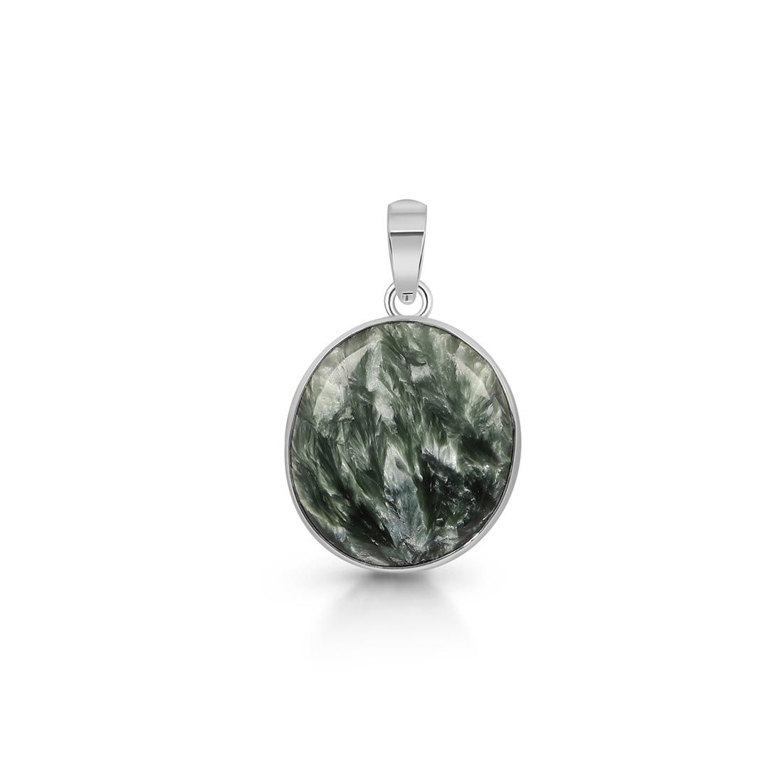 Seraphinite Pendant-(SER-P-16.)