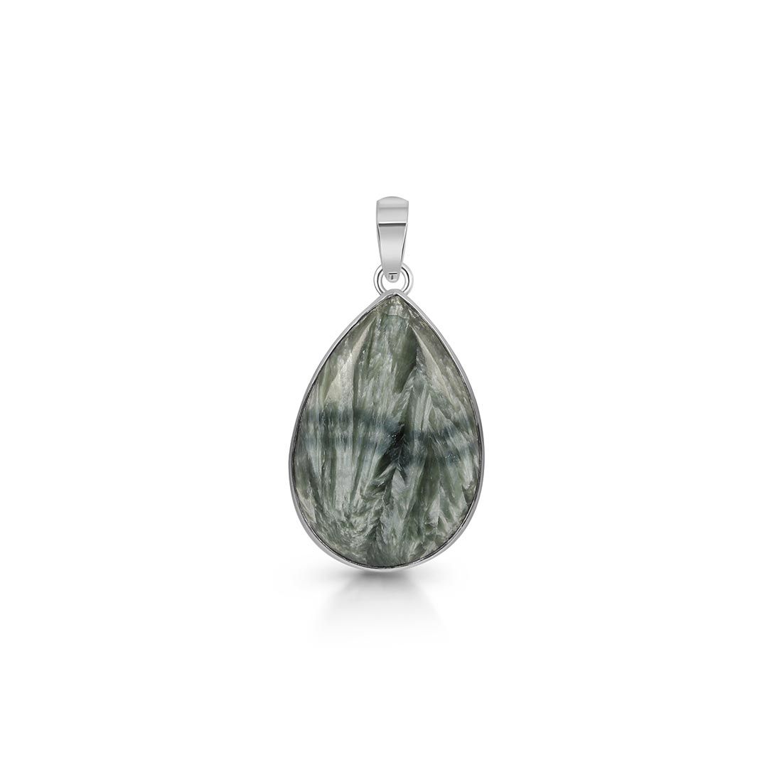 Seraphinite Pendant-(SER-P-17.)