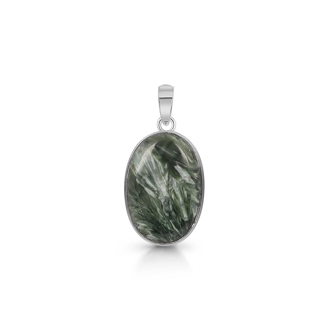 Seraphinite Pendant-(SER-P-18.)