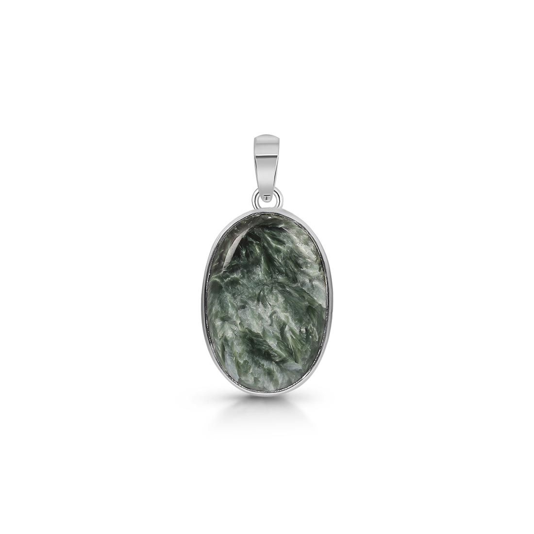 Seraphinite Pendant-(SER-P-6.)